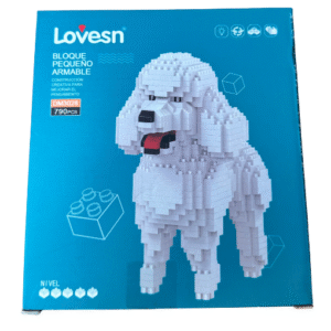 Set De Bloques De Construcción Lovesn Perrito Poodle 790 Piezas