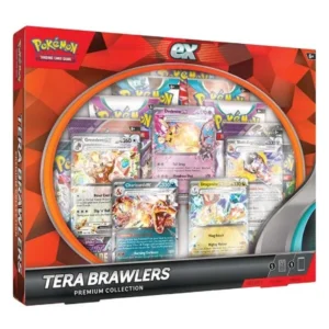 Pokémon TCG Tera Brawlers Premium Collection caja premium en inglés