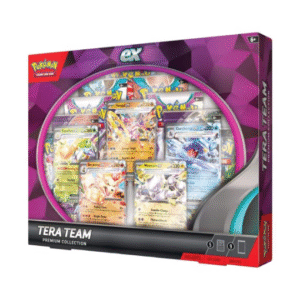 Contenido 9 booster packs Pokémon TCG Tera Team ex